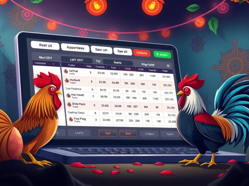 Panduan taruhan judi sabung ayam online